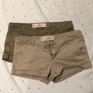 Hollister Shorts - Khaki and Olive